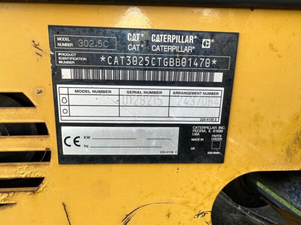 2006-Caterpillar 302.5C + 3 GODETS – Image 6